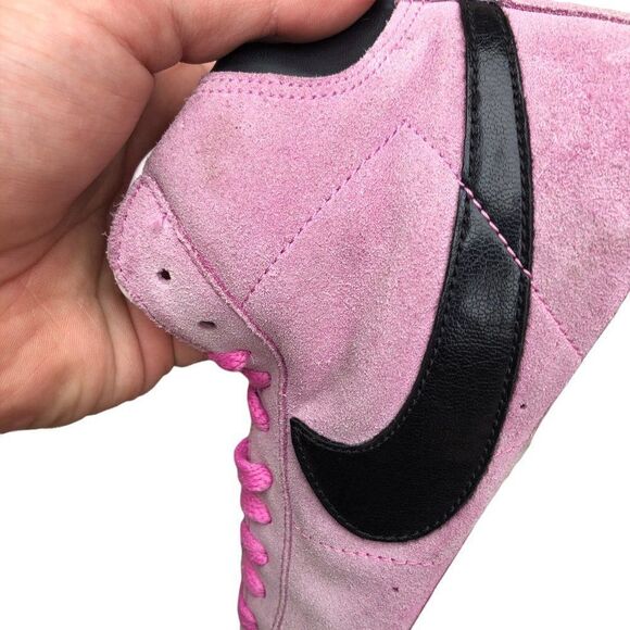 RARE 2013 Nike Blazer Mid High Top 'Curved Pink' Size 6.5 - Picture 12 of 16